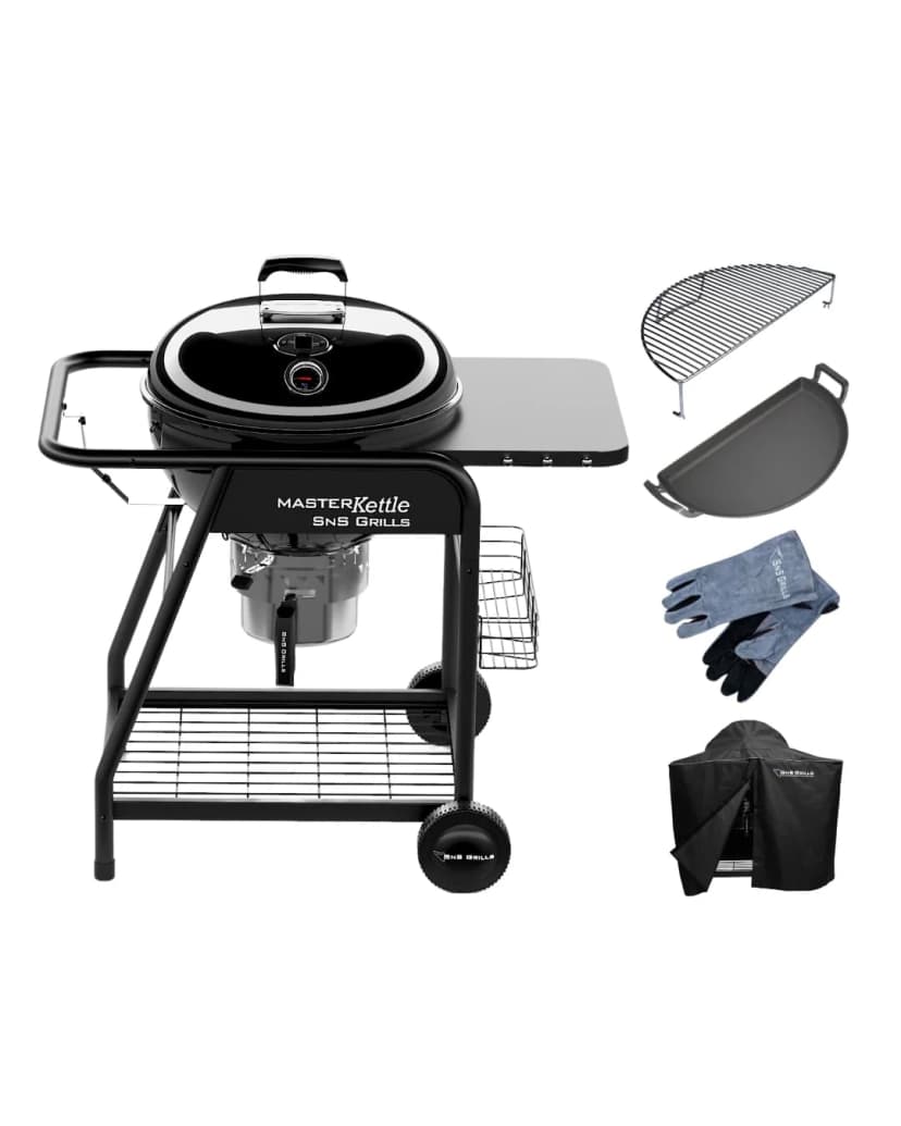 חבילת Slow 'N Sear® MasterKettle Platinum